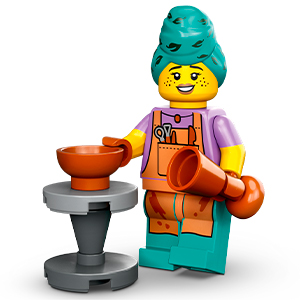 Figurine LEGO® La potière Super Briques